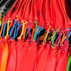 Flat Rubber Band for Shooting Fish with Slingshot.,  Darts Outdoor Hunting Elasticity Multiple Colour