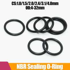 Round Rubber Gasket NBR O-ring CS 1/1.5/2.0/2.4/3.1/4 Sealing Washer Heat resistance Oil Resistant O Ring for Plumbing Car Oring