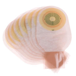 10pc Ostomy Bags, 3pc Ostomy Bags Clip, 1sheet Sticker System Colostomy Bag Disposable Ostomy Drainable Pouch Clip Set