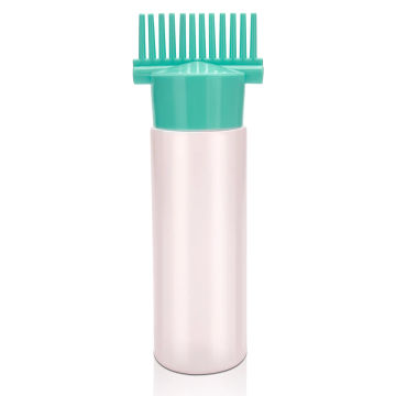 120Ml Refillable Bottle Hair Dye Shampoo Plastic Applicator Comb Dispensing Salon Oil Hair Coloring Hairdress Styling Tool