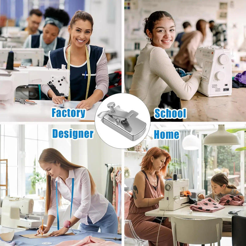 Description Picture 6 of item1-20PCS Multi-functional Magnetic Seam Guide Universal Magnet Gauge Edge Locator Sewing Machine Hem Guide Sewing Accessories