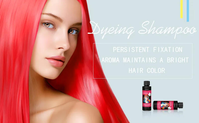 Description Picture 3 of item268ML Smoke Gray Blue Color Locking and Supplementing Hair Conditioner Hair Play Color Booster Shampoo Silver White Hair Dye