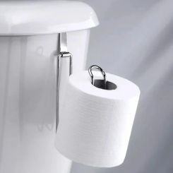 Kitchen Storage Paper Roll Rack Hanging Door Back Towel Bar Drawer Hook Toilet Paper Holder for Shower Bathroom Accessories