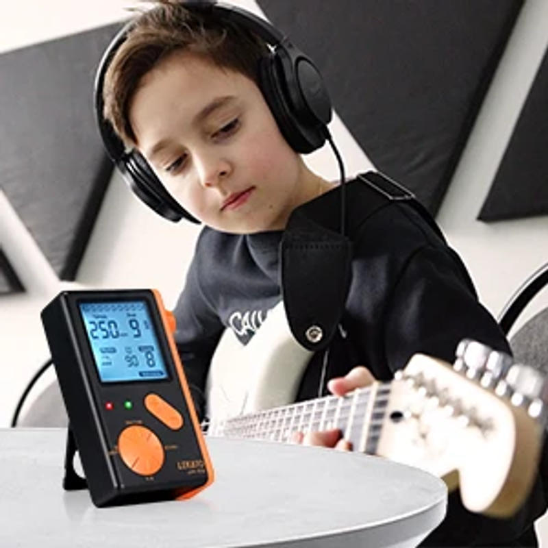 Description Picture 4 of item2-in-1 Pocket LEKATO Electronic Digital Metronome for Piano Guitar Drum Ukulele Practice with Timer 8 Beat Tones Tone Generator