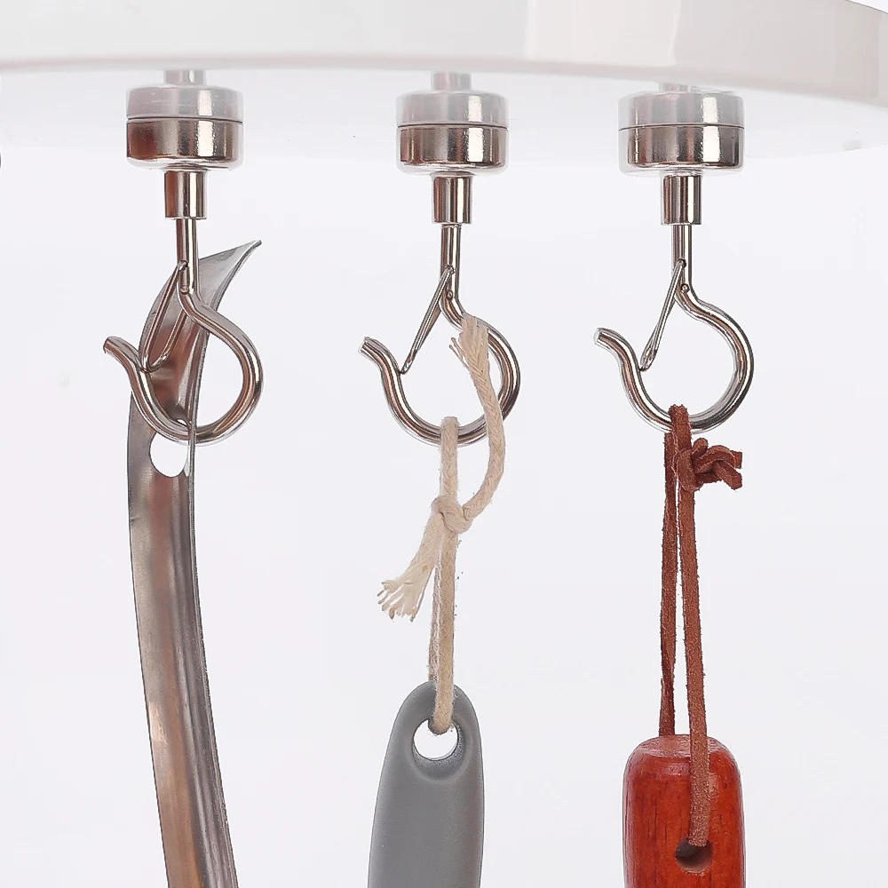 Description Picture 6 of item10/1PCS Strong Magnetic Hooks Multi-Purpose Storage Hooks Home Kitchen Bar Storage Hook Key Storage Hook Bathroom Hangers