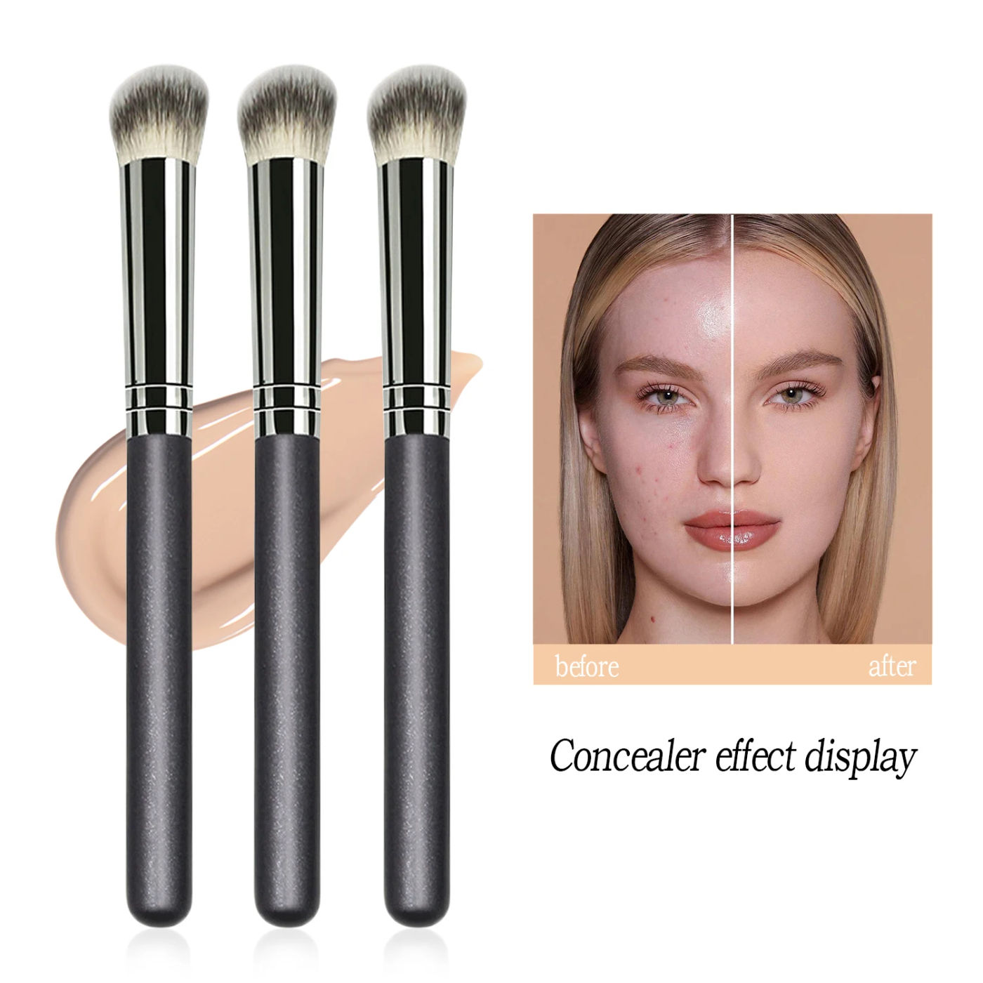 Description Picture 3 of itemConcealer Brush - Disappear Seamless finish concealer brush soft, fiber hair, stylish design single side brush, convenient