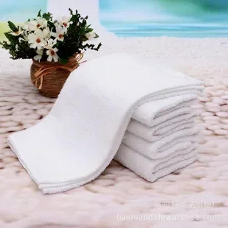 Description Picture 2 of item10pcs/lot Good Quality White Cheap Face Towel Small Hand Towels Kitchen Towel Hotel Restaurant Kindergarten Cotton Towel