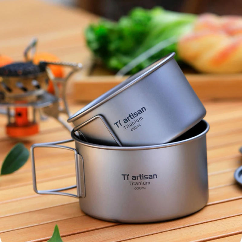 Description Picture 4 of item1/2Pcs Camping Bowl With Folding Handle Camping Bowls Dinner Food Container Outdoor Pan Cookware Set Camping Supply Picnics Part