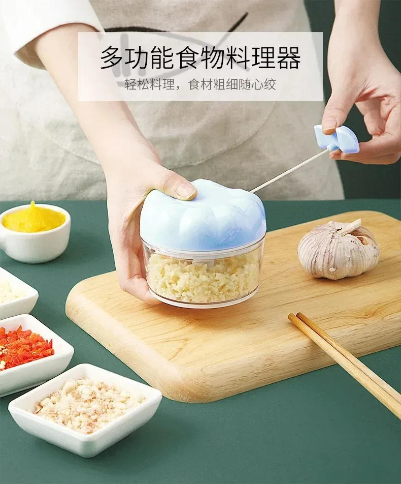 Description Picture 3 of itemMini Food Garlic Vegetable Grinder Chopper Mincer Crusher Press Portable Kitchen Gadget Multifunctional Onion Vegetable Machine
