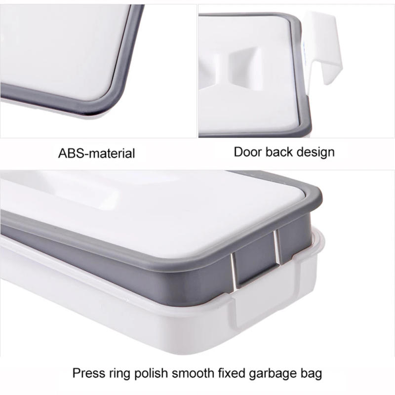 Description Picture 3 of itemPortable Kitchen Garbage Hanging Bag Kitchen Plastic Trash Storage Rack Hanger Drying Shelf Holder Home Kitchen Organization