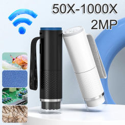 Portable WiFi Digital Microscope 50X-1000X 2MP USB Wireless Electronic Microscopes for Android iOS PC Zoom Camera Magnifier