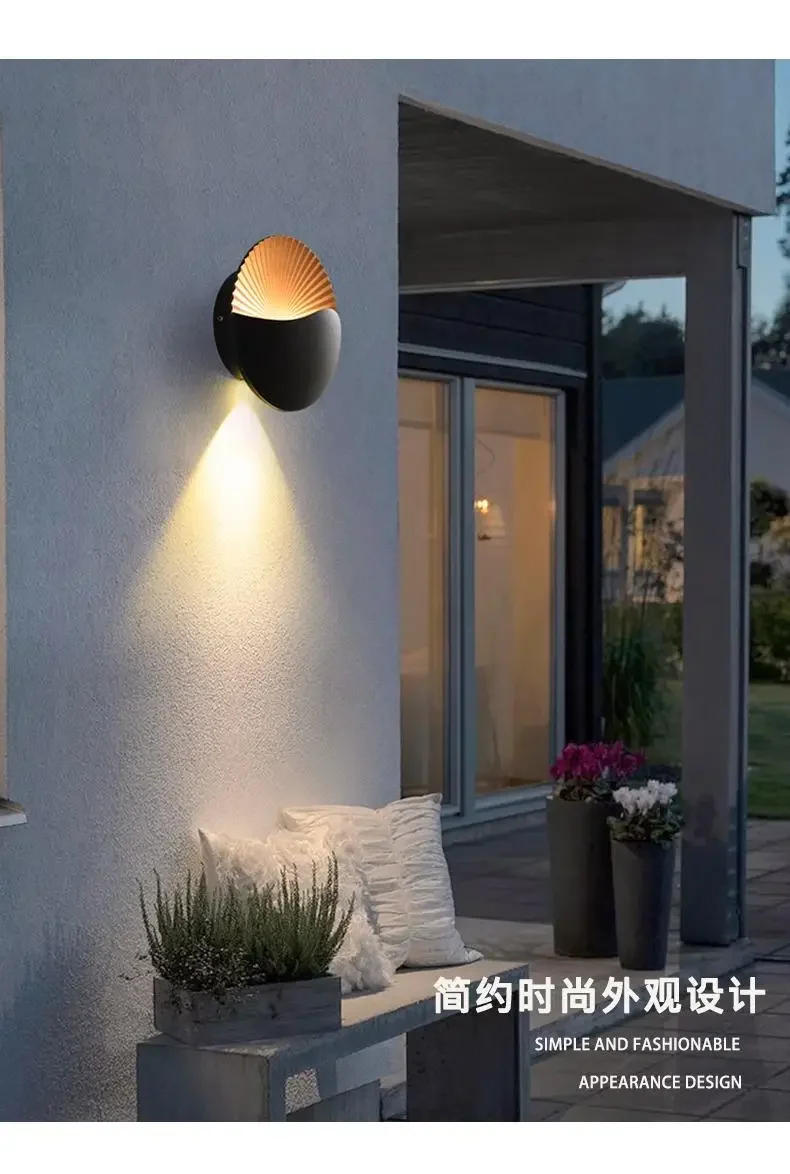 Description Picture 5 of itemBedroom bedside wall lamp Outdoor waterproof  Modern simple Living room staircase aisle Balcony terraceсветильник настенный 벽등