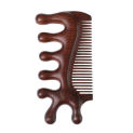 3 in 1 Massage Comb Blood Circulation Wood Sandalwood Comb Scalp Meridian Relax Anti-static Styling Tool Salon Supply Hair Brush