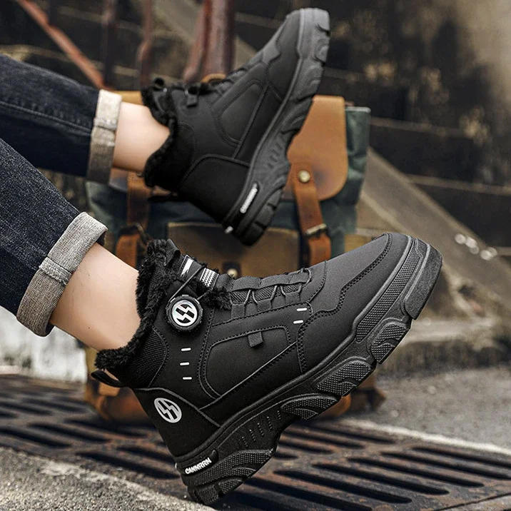 Description Picture 3 of itemBreathable Men's Sneakers, Fashion Thick Sole, Non-slip, Casual, White, Skateboarding, Fall Novelty Shoe Models hiking shoes