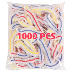 Plastic Disposable Food Cover Colorful Elastic Wrap Food Covers Fresh-keeping Lid Plate Kitchen Nylon Packaging Bags Storage Bag