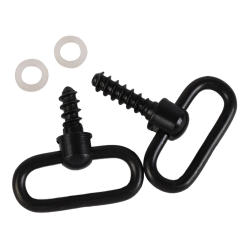 2Pcs Quick Detach Sling Swivels Stud Hunting Accessories Kit For Gun Rifl e Hunting W/Screws Sling Mount Tools