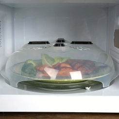 1pc Suitable for microwave splash proof cover, transparent microwave splash proof lid, essential for household kitchens