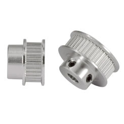 1Pcs HTD5M Slot Width 16mm 25-40 Teeth BF Type Timing Belt Pulley Bore 5/6/6.35/8/10/12-20mm For 15mm Belt 3D Printer Parts