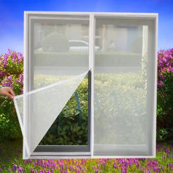 Customizable window mosquito proof screen, window mesh, household simple screen, door curtain, mosquito net, zipper style
