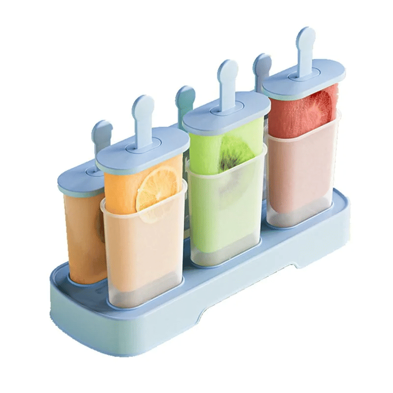 Description Picture 5 of itemHot Selling Popsicle Mold Set 6 Pieces, Easy-Release Silicone Mold Maker, Easy Release Molds Homemade Ice Cream Mold