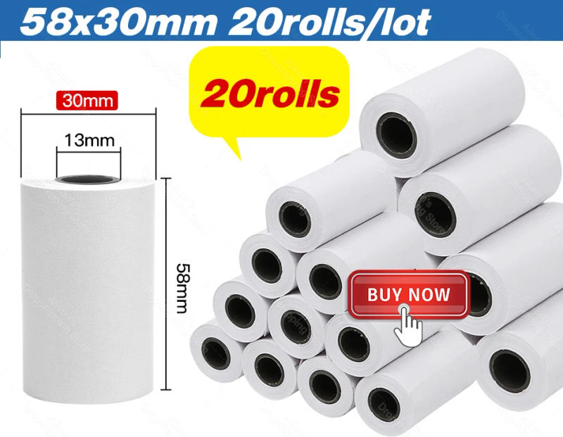 Description Picture 2 of item58MM Mini Portable Thermal Printer For Phone IOS Android Computer USB Bluetooth Bill Ticket Printing Small Business Impresora