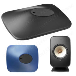 Desk Pad Speaker Table Base Stand for KEF Lsxii Speaker Silicone Desktop Holder Stable Desktop Speaker Stand Space-Saving