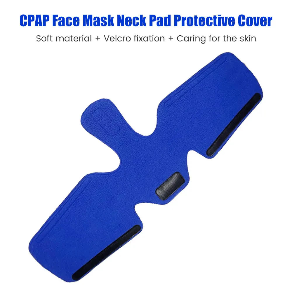 Description Picture 2 of itemCPAP Neck Pad Headgear Strap Cover Universal Reusable Face CPAP Strap Cushion Soft APAP Mask Strap Cover Fits for CPAP Headgears