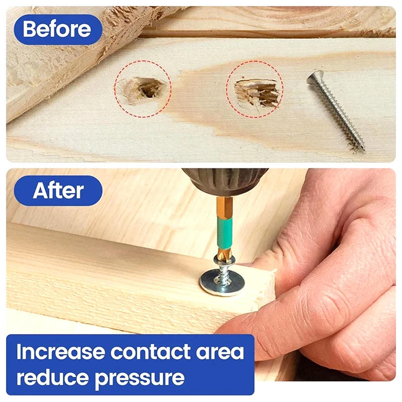 Description Picture 4 of item180pcs Stainless Steel Washers O Ring Fasteners Gasket Set Assortment Kits M2 M2.5 M3 M4 M5 M6 M8 M10 Flat Washer Grommets