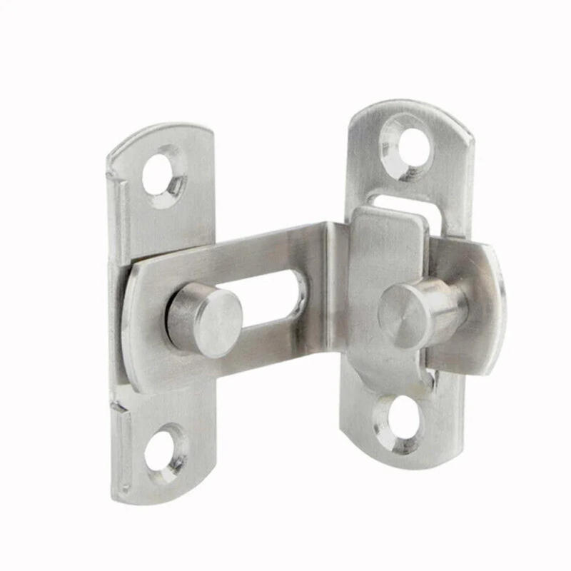 Description Picture 4 of itemDoor Lock 90 Degree Barn Door Latch Bolt Stainless Steel Hook Latch Window Cabinet Locks Hasp Sliding Lock Bolt For Cabinet