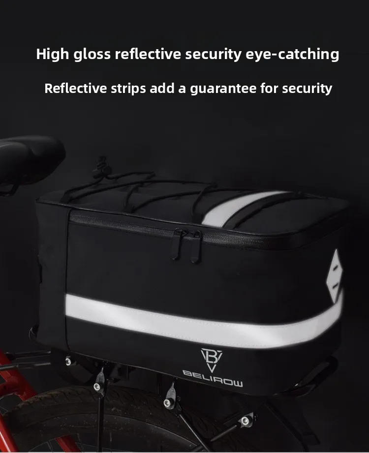 Description Picture 6 of item8L/15L large-capacity bicycle rack including rear chauffeur rear seat waterproof electric bicycle camel bag bicycle accessories