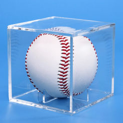 Quality Acrylic Baseball Box Display Golf Tennis Ball Transparent Case For Souvenir Storage Box Holder Uv Protection 8 Inch
