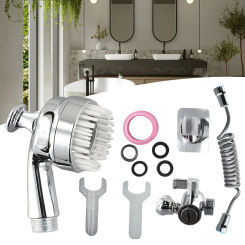 Faucet Extender External Shower Shower Accessories Washbasin Water Distributor Bracket Filter Retractable Nozzle Set