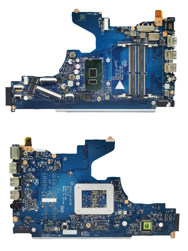 Description Picture 2 of itemEPK50 LA-G07DP LA-G07EP Mainboard For HP Pavilion 15-DA 250 G7 Laptop Motherboard With I3-7020U I3-8130U L20369-601 L20371-001