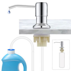 Soap Dispenser Dishwashing Liquid Pressure Extractor Extension Tube Kitchen Sink Dish Detergent Spirit 2-in-1 Return Valve