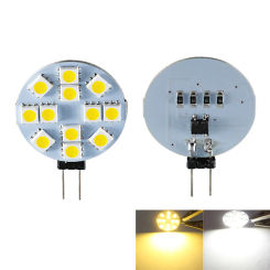G4 Led Round Bulb 12V 24V Spotlight Cabinet Marine Camper Range Hood Light 12 24 Volt Super Flat Lamp Reading Lights On Car