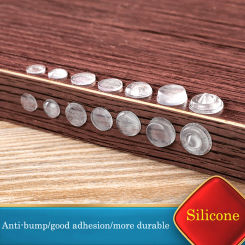 50-100pc Door Stopper Strong Self-Adhesive Silicone Furniture Pad Cabinet Bumper Mute Damper Buffer Wall Hardware Protector Pads