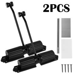 2/1PCS Safety Spring Door Closers Adjustable Closing Door Hinge Stopper Fire Rated to Convert Hinged Doors to Self Closing Doors