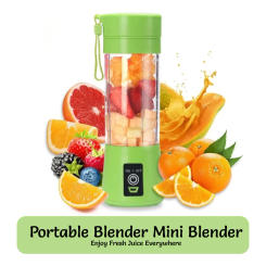 Portable Mini Blender for Shakes and Smoothies Rechargeable USB 380ML Traveling Fruit Juicer Cup Hand Fruit Blender Juicing Cup