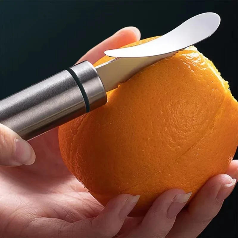 Description Picture 6 of item1pc orange peeler, 304 stainless steel orange peeler, simple lemon peeler, vegetable and fruit tools, kitchen tools