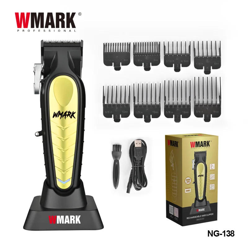 Description Picture 2 of itemWMARK Hair clipper NG-138 338 938 Oil head sculpting electric clippers hot sale charging hair cutting salons