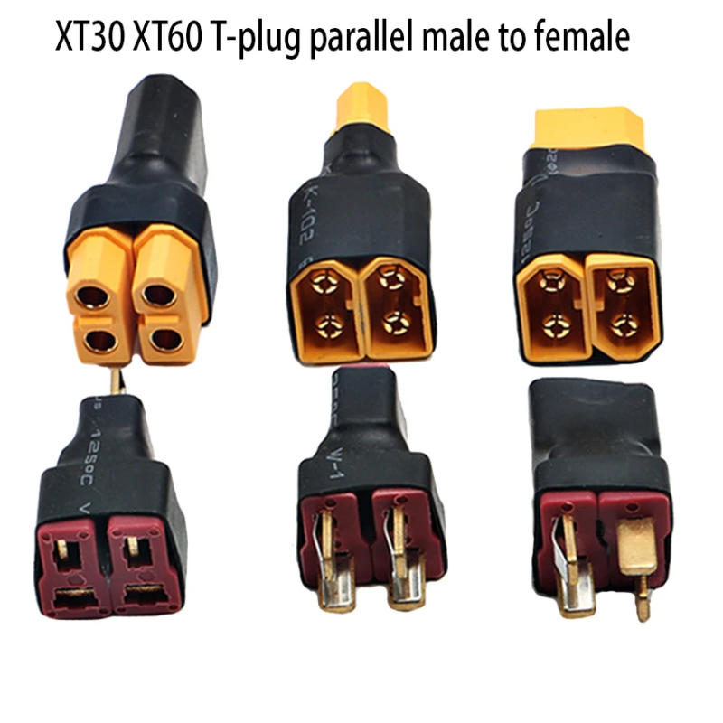 Description Picture 2 of item1Pcs XT30 XT60 Parallel Adapter Converter Connector Cable Lipo Battery Harness Plug Wiring