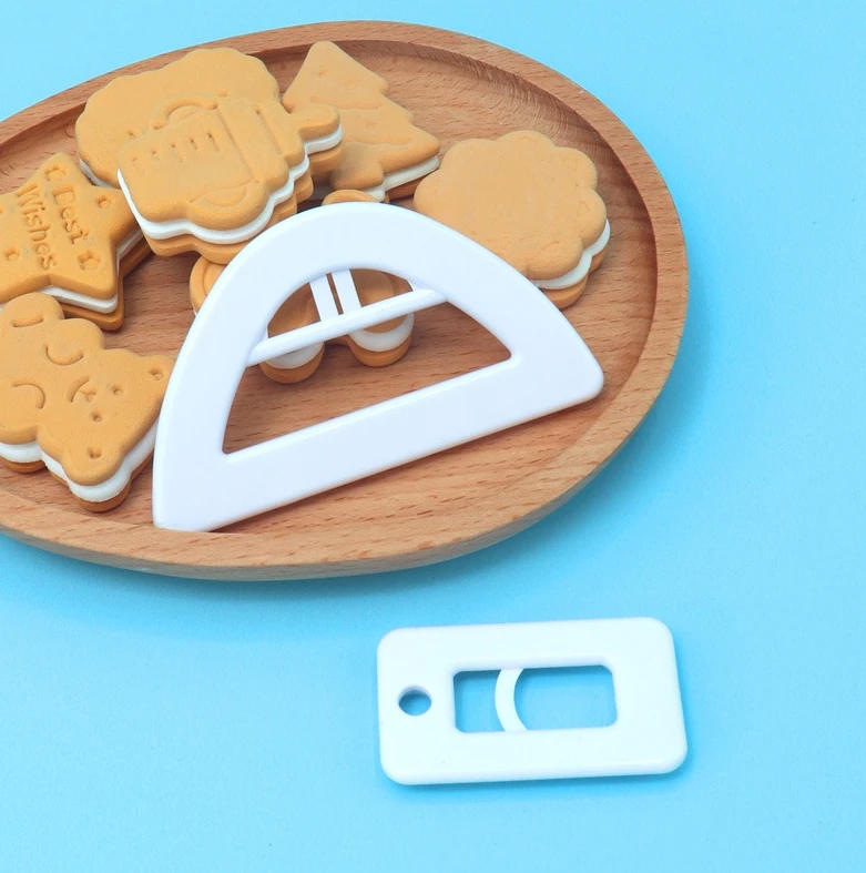 Description Picture 6 of itemFondant Cake Decorating Cookie Embosser Mold Cartoon Car Tractor Train Shaped Biscuit Pastry Stamp Hand Press For Baking Tools