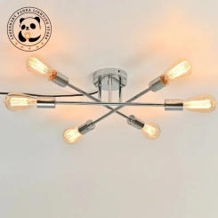 Nordic Minimalist Ceiling Lights Creative Metallic Luster Ceiling Chandelier Bedroom Woonkamer Dining Room Indoor LED Decoration