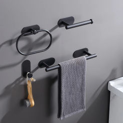 Bathroom Hardware Set Towel Bar Shower Organizer Shelves Caddy Rack Home&Kitchen Decor Inside Hanging Household Camper Essential