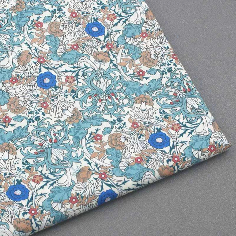 Description Picture 5 of itemWilliam Morris Fabric Thin Cotton Poplin Classic Pattern for Sewing Dresses Clothes by Half Meter