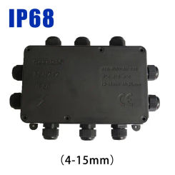 IP68 10 Way Electrical Juction Box 4-15mm Outdoor Underground Cable Junction Box Waterproof Box for Led Lighting Wire Connector