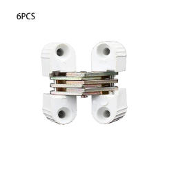 6PCS Hinge Repair Plate Resistant Stainless Steel Furniture Mounted Plate Cabinet Door Hinges Repair Mount Tool