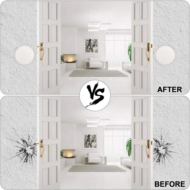 Description Picture 3 of itemNordic Silicone Self-Adhesive Door Barrier Protector Door Handle Buffer Protective Bezel Silencer Anti-Collision Pad Cushion