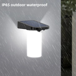 Outdoor Solar LED Wall Light Motion Sensing Solar Powered Lamp Garden Waterproof Decoration Balcony Yard Sunlight Wall Lamp