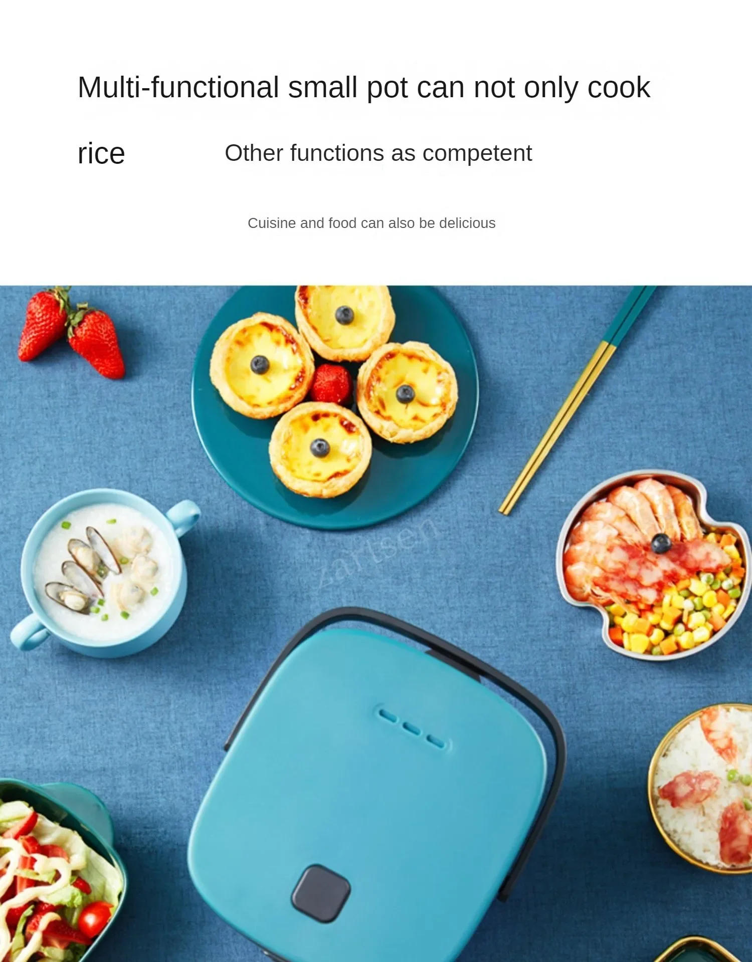 Description Picture 4 of itemMini Electric Rice Cooker Intelligent Automatic Household Kitchen Cooker 1-2 People Small Electric Rice Cookers 1.2L